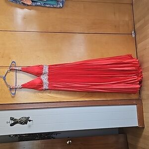 Night moves beautiful orange gown